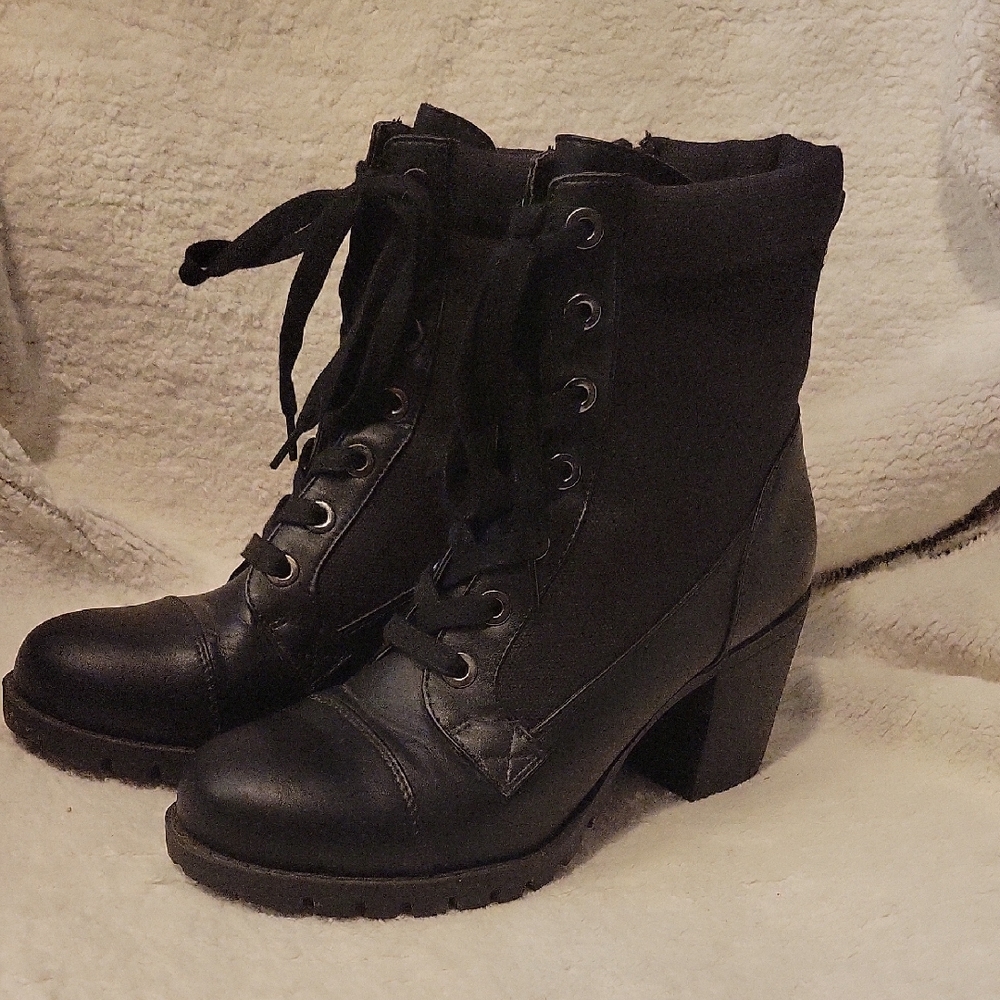 Black Heeled Boots